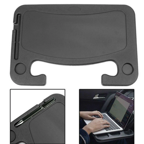 Portable Car Steering Wheel Tray -multi Functional Wheel Desk For Laptop Notebook And Food Steering Wheel Tray